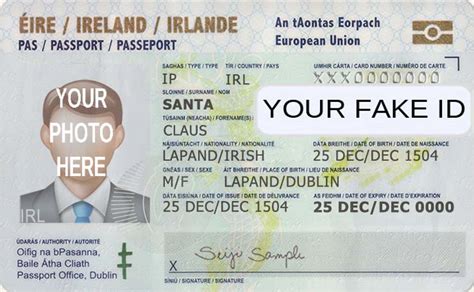 are fake ids illegal ireland